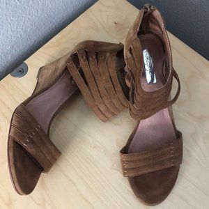 Halogen Suede Wedge Sandals